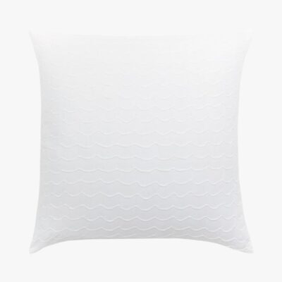 Carnation Pucker Scallop Euro Sham