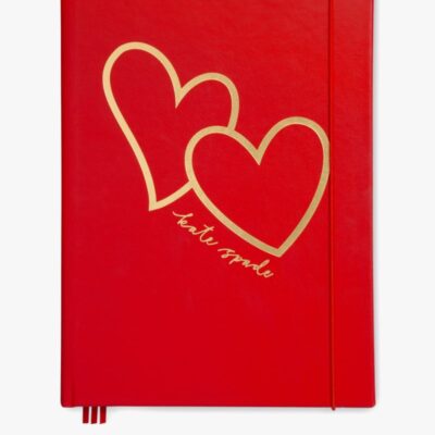 Brush Hearts Take Note XL Notebook