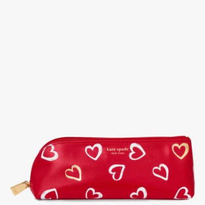 Brush Hearts Pencil Case