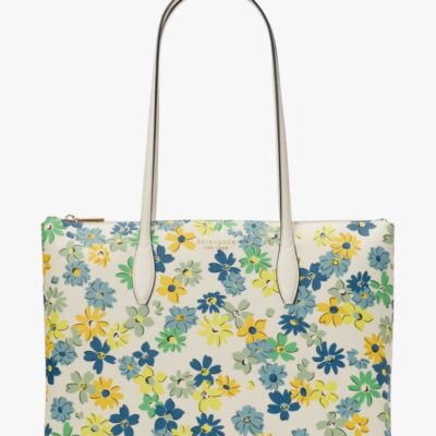 All Day Floral Medley Large Zip-top Tote