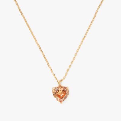 My Love November Heart Pendant