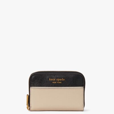 Morgan Colorblocked Zip Card Case