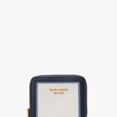 Morgan Colorblocked Small Compact Wallet