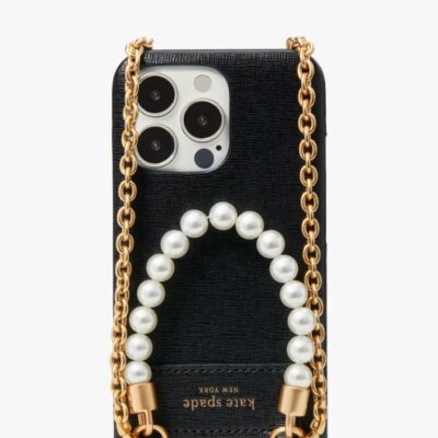 Pearl & Pavé iPhone 13 Pro Crossbody