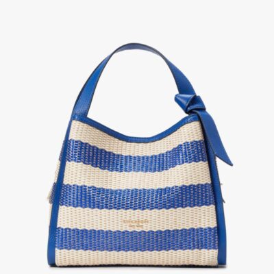 Knott Striped Medium Crossbody Tote