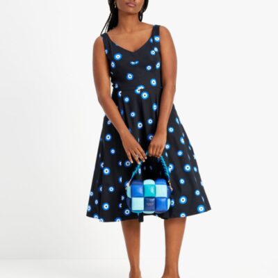 Evil Eye Poplin Grace Dress