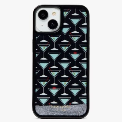 Shaken Not Stirred Liquid Glitter iPhone 14 Case