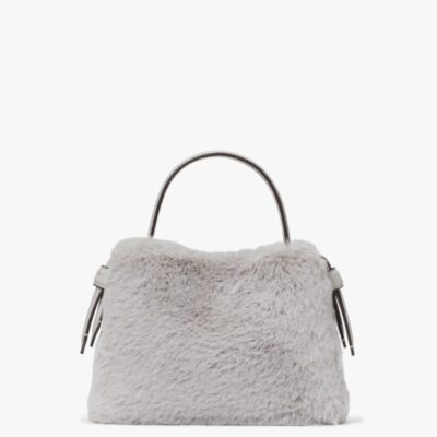 Knott Faux Fur Mini Crossbody Tote