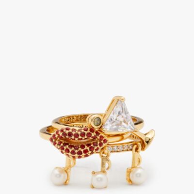 Hit The Town Charm Stacking Rings