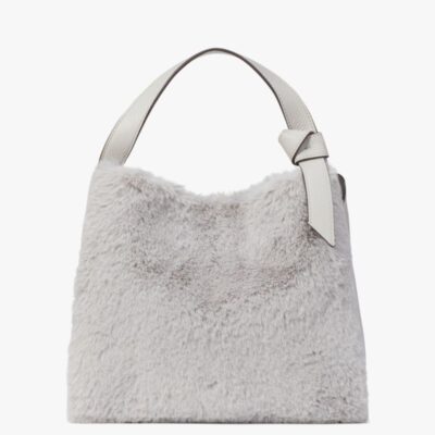 Knott Faux Fur Medium Crossbody Tote