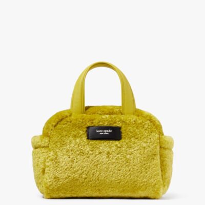 Apres Chic Faux Shearling Satchel