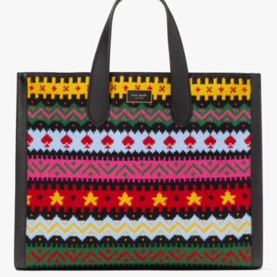 Manhattan Carnival Fair Isle Large Tote