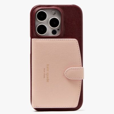 Morgan Colorblocked iPhone 14 Pro Cardholder Case