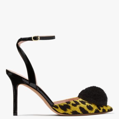 Amour Pom Leopard Pumps