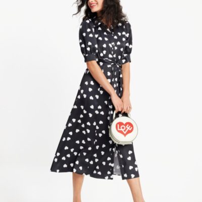 Scattered Hearts Shirtdress