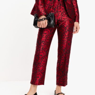 Flourish Swirl Brocade Pants