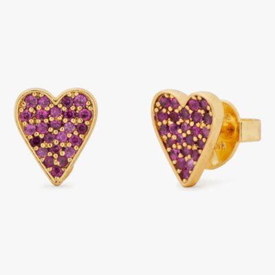 Like Magic Pavé Heart Studs