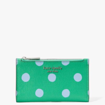 Morgan Sunshine Dot Small Slim Bifold Wallet