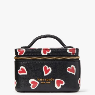 Morgan Stencil Hearts Jewelry Case