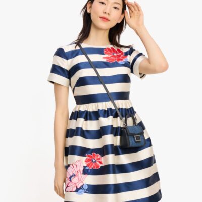 Floral Stripe Dress