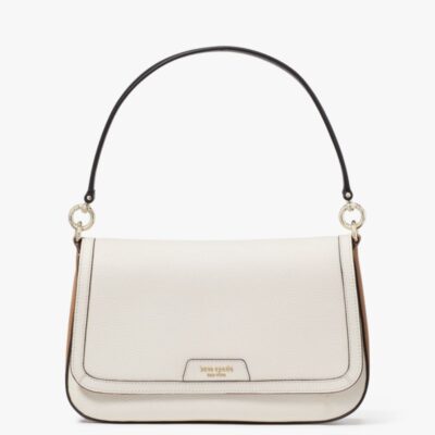 Hudson Colorblocked Flap Shoulder Bag