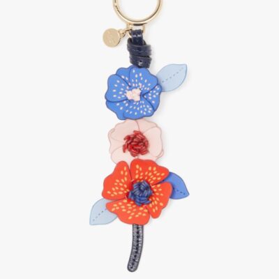 Dottie Bloom Embellished Key Fob