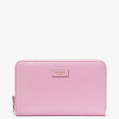 Katy Shiny Medium Zip-around Wallet