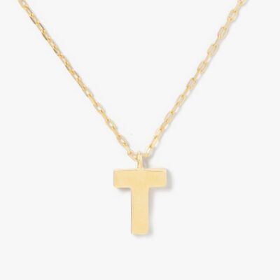 Kate Spade Fine Love Letter T Initial Pendant