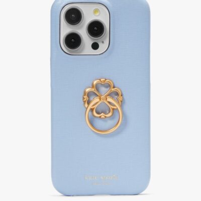 Morgan Spade Ring Stand iPhone 15 Pro Case