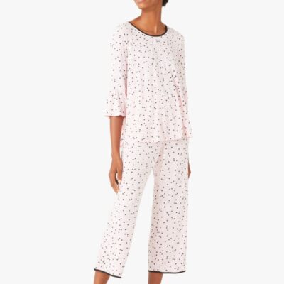 Pink Dot Long PJ Set