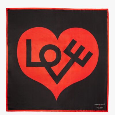 Alexander Girard Love Silk Square Scarf