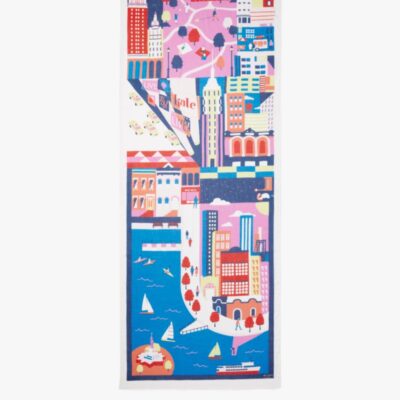 City Map Oblong Scarf