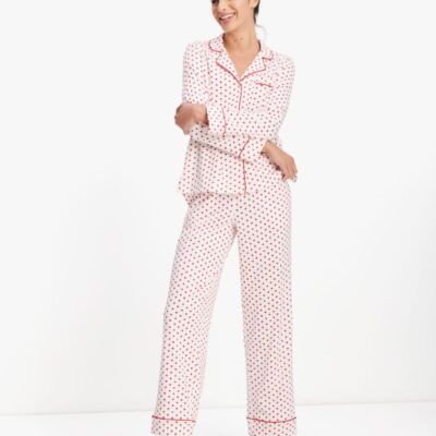 Mini Hearts Long Pj Set