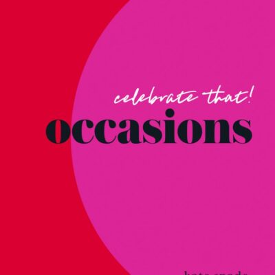 Celebrate That! Occasions Book