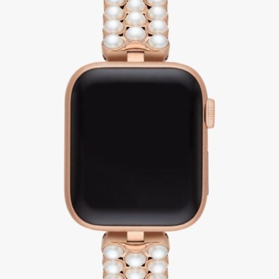 Pearl Gold-tone Stainless Steel 38/40mm Band For Apple Watch®