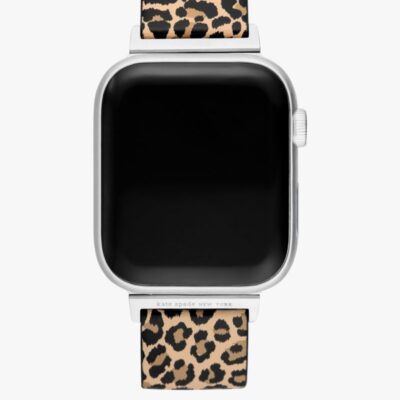 Reversible Leopard Leather 38-45mm Band For Apple Watch®