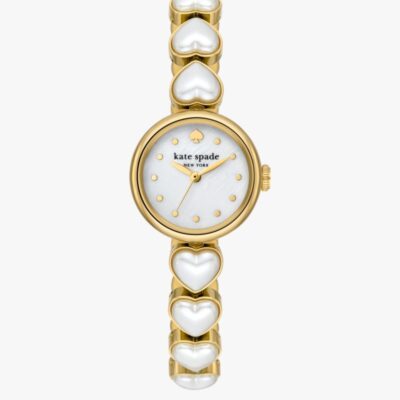 Monroe Heart Pearl Bracelet Watch