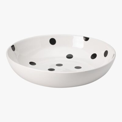 Deco Dot Large Low Salad Bowl