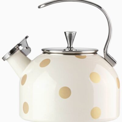 Gold Dot Tea Kettle