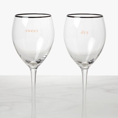 Sweet & Dry Wine Glass Set