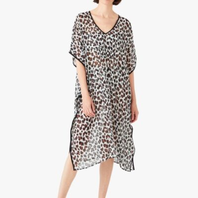 Fiji Feline Long Cover-up Caftan