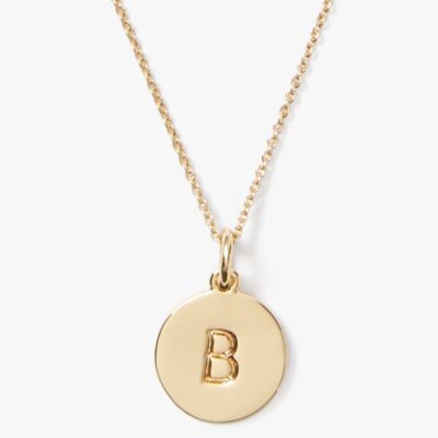 Initial “B” Pendant