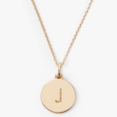 Initial “J” Pendant