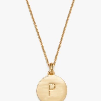 Initial “P” Pendant