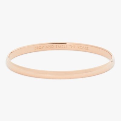 Stop And Smell The Roses Idiom Bangle