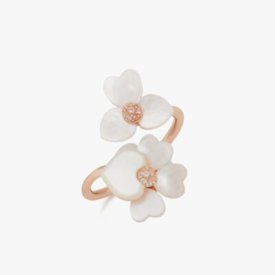 Precious Pansy Wrap Ring