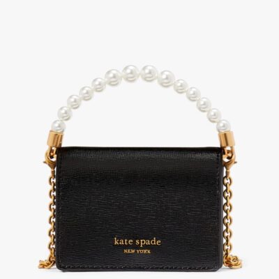 Morgan Embellished Chain Card Case